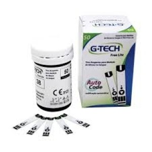 Tiras Reagentes G-Tech Lite Cx c/50 Tiras